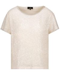 Monari - Top Korte Mouw 410724 - Lyst