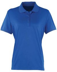 PREMIER - Ladies Coolchecker Pique Polo Shirt (Royal) - Lyst