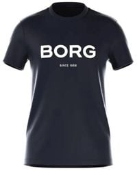 Björn Borg - Björn Borg Regular Borg Logo Tee - Lyst