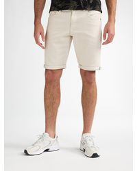 Petrol Industries - Jackson Gekleurde Denim Short Coconut - Lyst