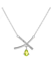 Orphelia - 'Charlotte' 925 Sterling Necklace - Lyst