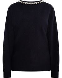 Usha - Pullover Mit Perlen Damen - Lyst