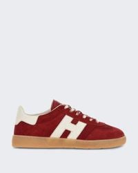 Hogan - Schoenen ,Rood ,Leer Cool Allacciato H - Lyst