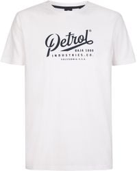 Petrol Industries - Jersey T-Shirt Met Print Huracán - Lyst