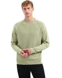 No Excess - Pullover Crewneck Solid Waffle Knit Light Moss - Lyst