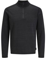 Jack & Jones - Jcomace Knit Half Zip Smu - Lyst