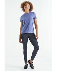 TOMMY LIFE - Relaxed Crew Neck T-Shirt With Side Slits - Lyst