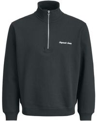 Jack & Jones - 12282899Jornorrebro Sweat Quarter Zip Hn N - Lyst