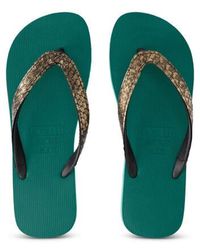 Uzurii - Python Bronze Bosgroen - Lyst