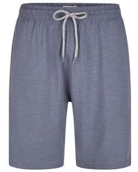Phil & Co. Berlin - Shortama Korte Pyjama Set Palm Gestreept - Lyst