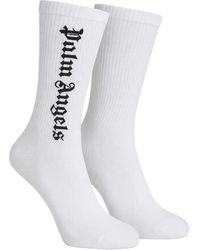 Palm Angels - Long Cotton Socks Pmra001C99Fab0020110 - Lyst