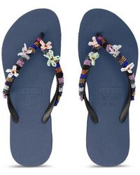 Uzurii - Las Dalias Marineblauw - Lyst