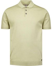 No Excess - Pullover Short Sleeve Polo Solid Light Moss - Lyst