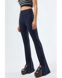 Busem - Hoge Taille Flared Leggings Met Split - Lyst