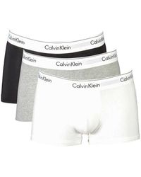 Calvin Klein - Katoenen Stretch Boxer Shorts 3-Pack - Lyst