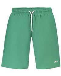 Fila - Verde Poliestere Boxer - Lyst