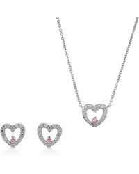 Orphelia - 'Marise' 925 Sterling Set: Necklace + Earrings - Lyst