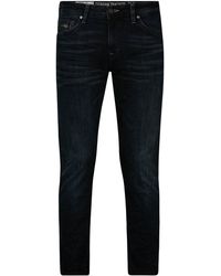 Petrol Industries - Seaham Tracker Slim Straight Fit Jeans - Blauw - Lyst