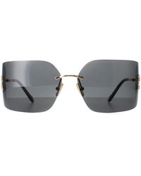 Miu Miu - Rimless Dark Mu54Ys Metal - Lyst