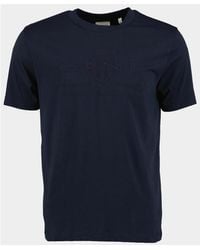 GANT - T-Shirt Korte Mouw Tonal Archive Shield T-Shirt 2003140/433 - Lyst
