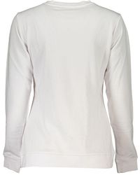 Roberto Cavalli - Leopard Print Sweatshirt Long Sleeve Crew Neck - Lyst