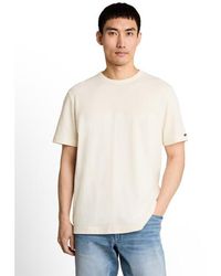 Tom Tailor - Structured Cutline T-Shirt - Lyst