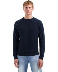 No Excess - Pullover Crewneck Solid Waffle Knit Night - Lyst