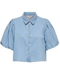ONLY - Blouse Korte Mouw 15367917 Lulea - Lyst