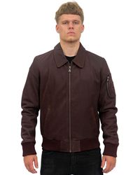 Infinity Leather - A2 Cowhide Bomber Jacket-Oslo - Lyst