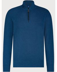 BLUE INDUSTRY - De Chenille Half-Zip Pullover - Lyst