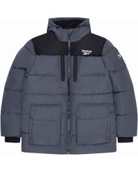 Reebok - Effen Blazerjack (Houtskool) - Lyst