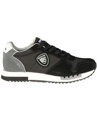 Blauer - Schwarzer Polyurethan Herren Sneaker - Lyst