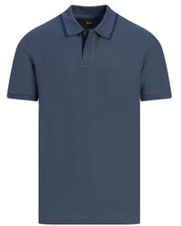 BOSS - Polo Donker - Lyst