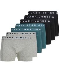 Jack & Jones - Boxershorts Trunks Jacbennett 7-Pack Effen - Lyst