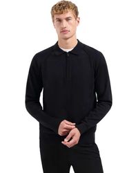 No Excess - Pullover Polo Half Zip Solid - Lyst