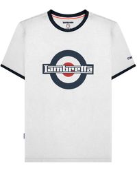 Lambretta - Ss25 Ringer Logo T-Shirt Cotton - Lyst
