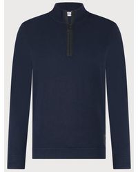 BLUE INDUSTRY - De Half-Zip Pullover Met Ribkraag - Lyst