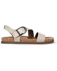 Blowfish - Cloud Footbed Strappy Flat Sandals - Lyst