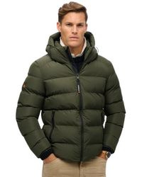 Superdry - Sportieve Capuchon Pufferjas - Lyst