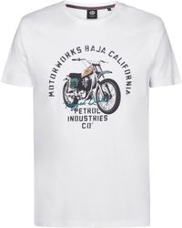 Petrol Industries - T-Shirt Met Print Fumarola - Lyst