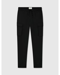 Pure Path - Crepe Stretch Cargo Pants - Lyst