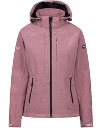 Trespass - Ladies Fryatt Soft Shell Jacket (Light Mulberry Marl) - Lyst