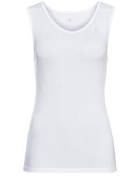 Odlo - Bl Top V-Neck Singlet Performance X-Light Eco - Lyst