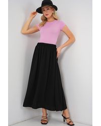 Bigdart - Maxi Rok Met Elastische Taille - Lyst