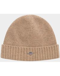 GANT - Muts Shield Wool Beanie 9910023/296 - Lyst
