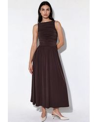 Hiccup - Maxi A-Line Dress With Boat Neck - Lyst