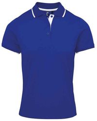 PREMIER - Coolchecker Contrast Poloshirt - Lyst
