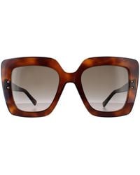 Jimmy Choo - Square Havana Gradient Auri/G/S - Lyst