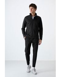 TOMMY LIFE - Zip-Collar Sweatshirt And Pants Set - Lyst