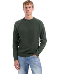 No Excess - Pullover Crewneck Solid Waffle Knit Dark - Lyst